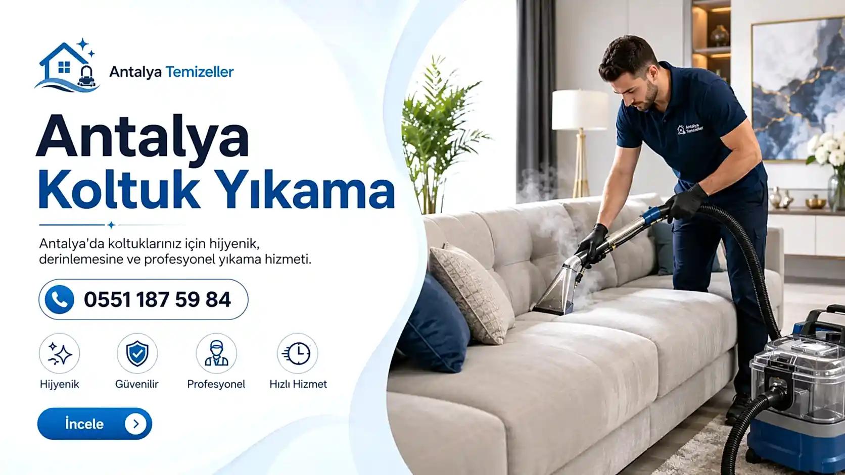 Antalya Koltuk Yıkama