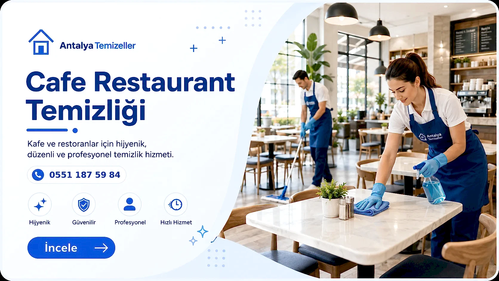 Cafe Restaurant Temizliği