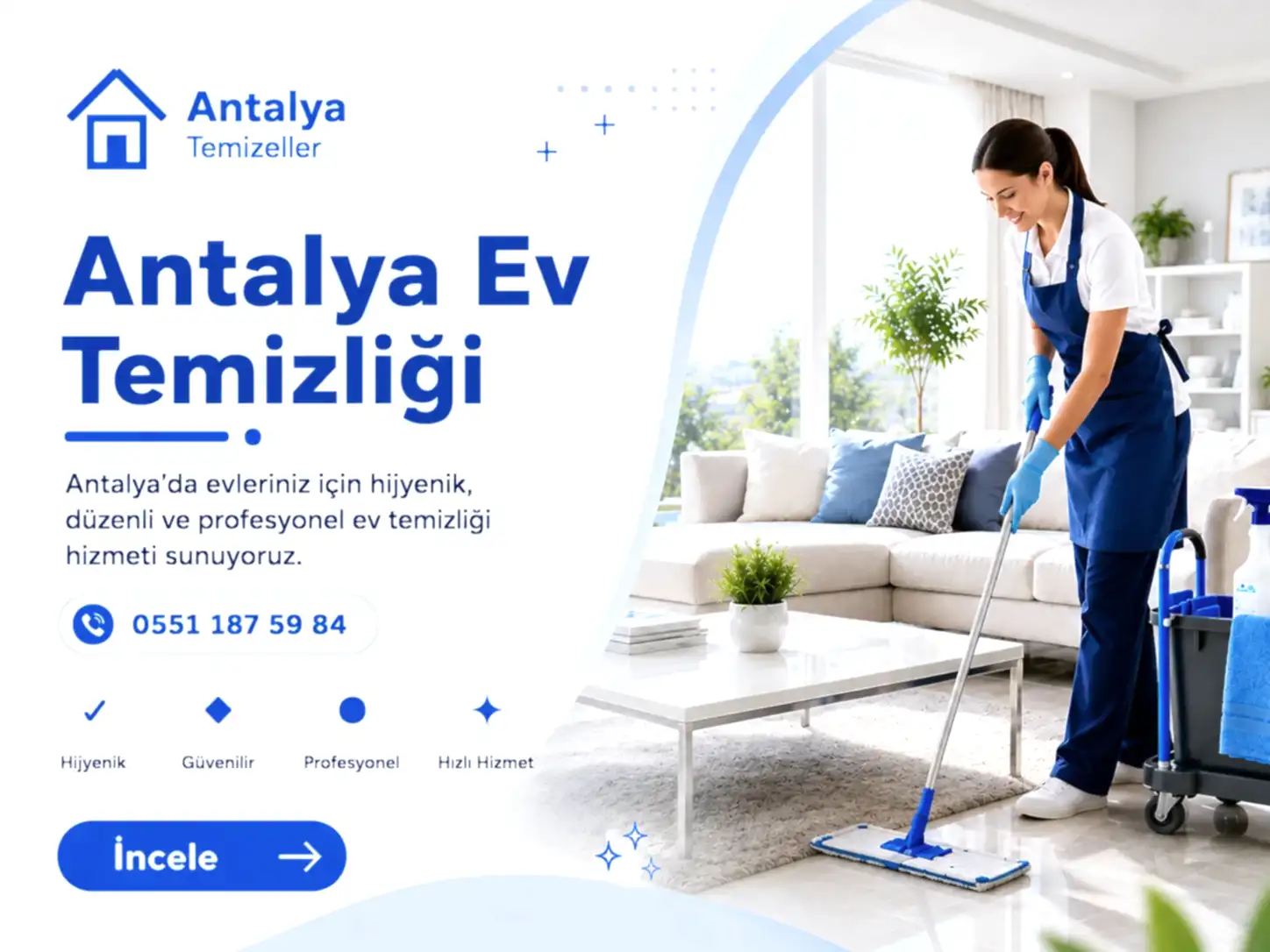 Antalya Ev Temizliği Hizmeti
